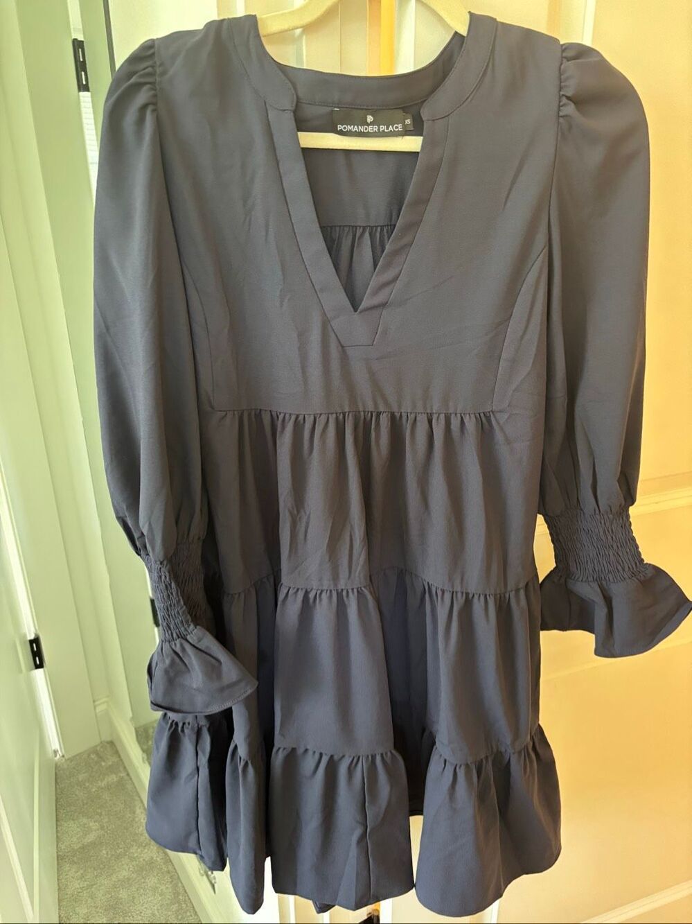 NWOT Tuckernuck navy kenzo dress, XS $168 - Picture 4 of 9
